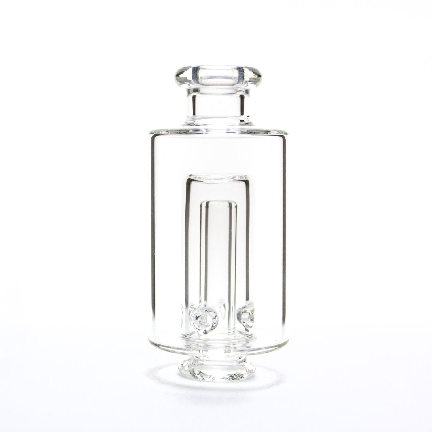 Dark Matter Dark Matter | Clear Pivot Bubbler Tip Heady Pivot Accessories | Planet Caravan